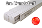 Preview: 1m weisser Kunststoffzollstock bedruckt - kopf