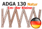 Preview: ADGA 130 natur Zollstock  - Zickzack