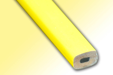 Zimmermannsbleistift 250 x 10mm, gelb, incl. Druck