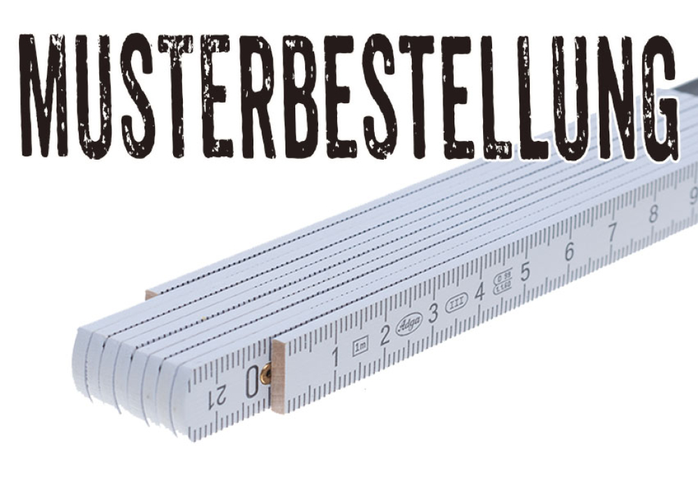 1 Meter Musterzollstock