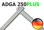 Mobile Preview: Meterstab bedruck ADGA 250Rechter_Winkel_Mit Gradanzeige